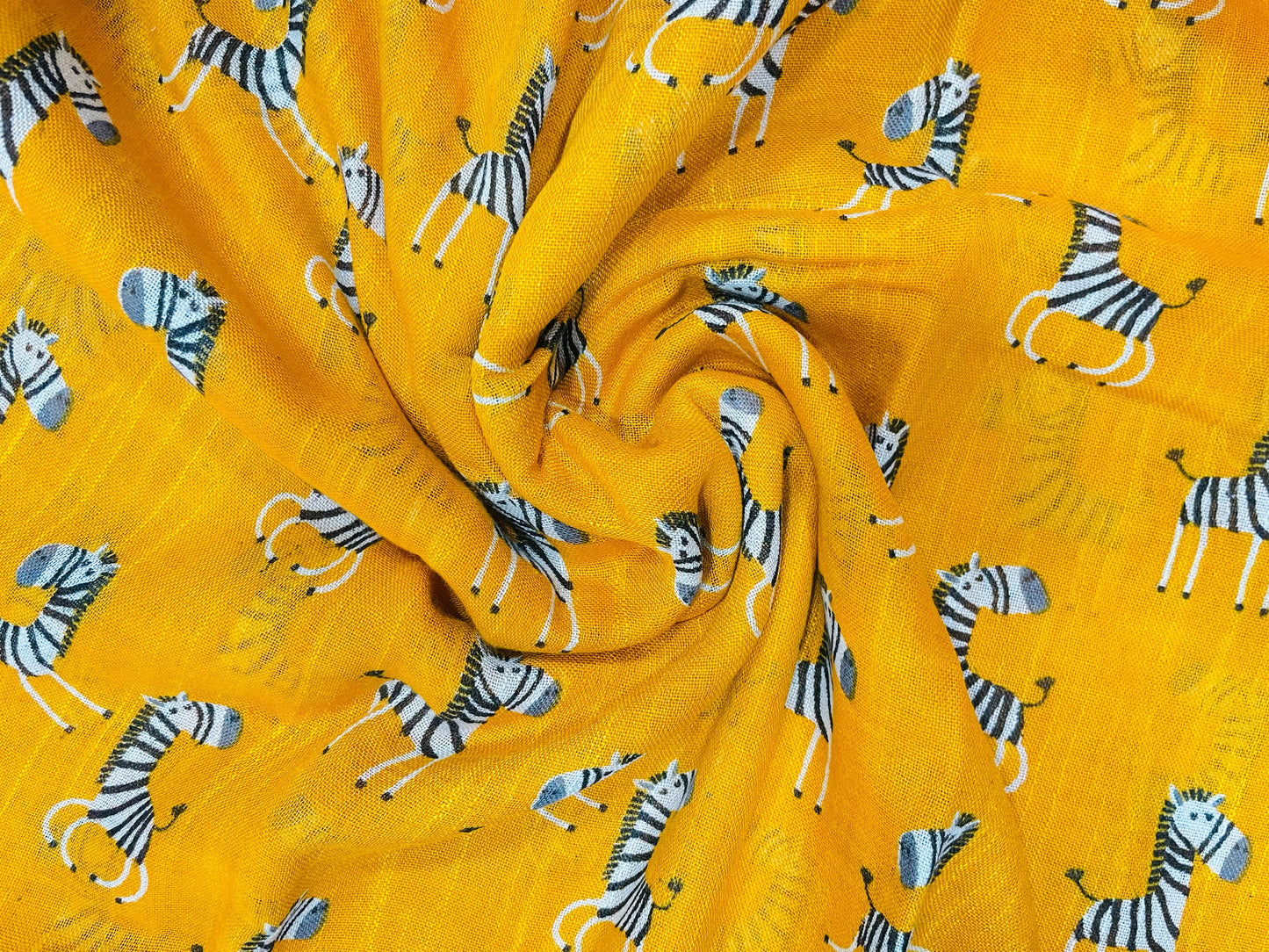 Soft Organic Linen Cotton Saree (ORANGE)