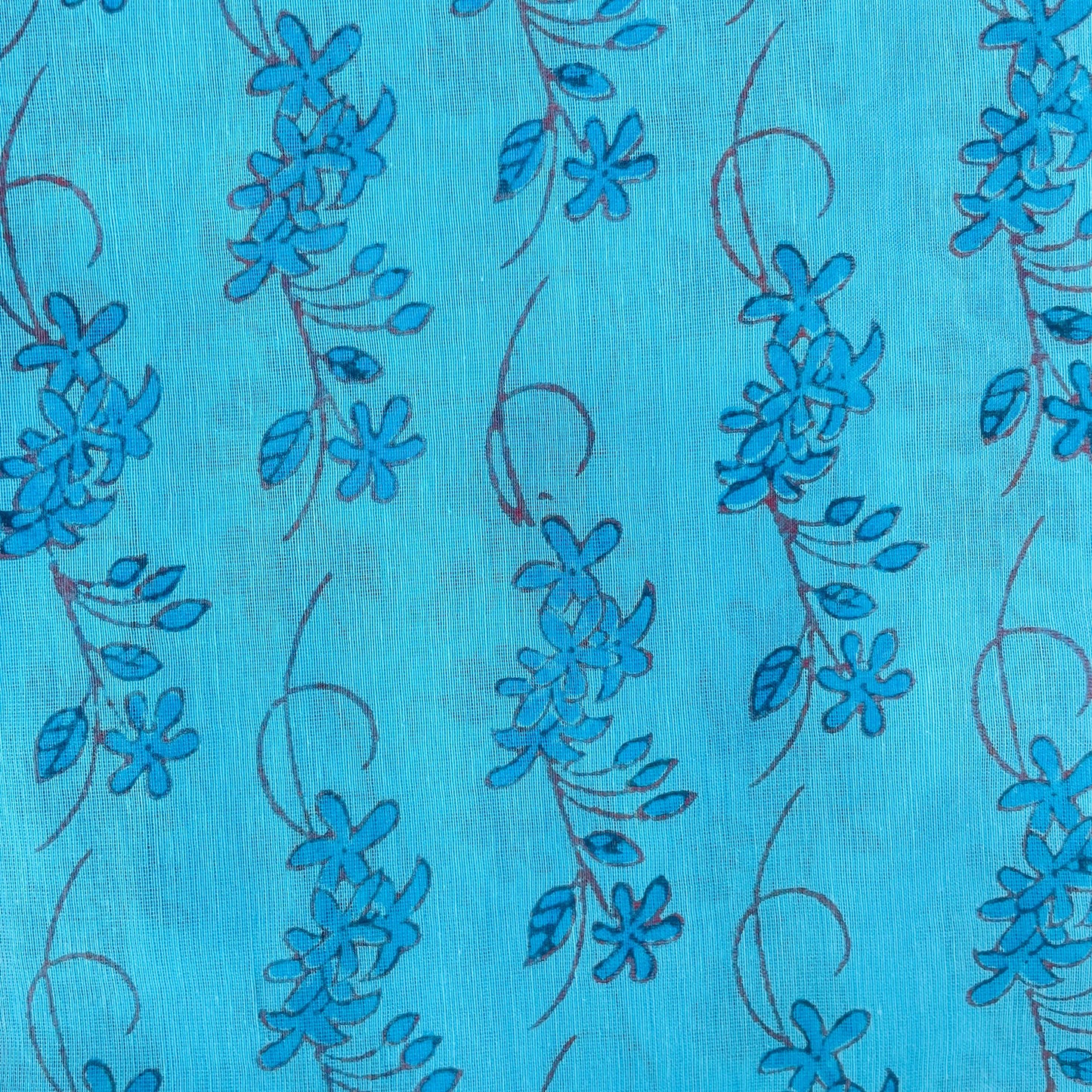 Bengal Cotton Saree (BLUE)