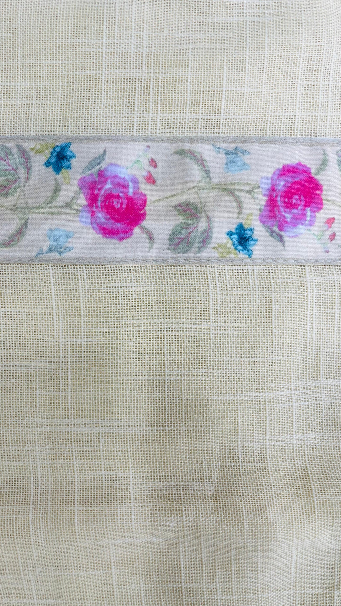 Soft Linen Salwar Suit with Chiffon Dupatta (CREAM)