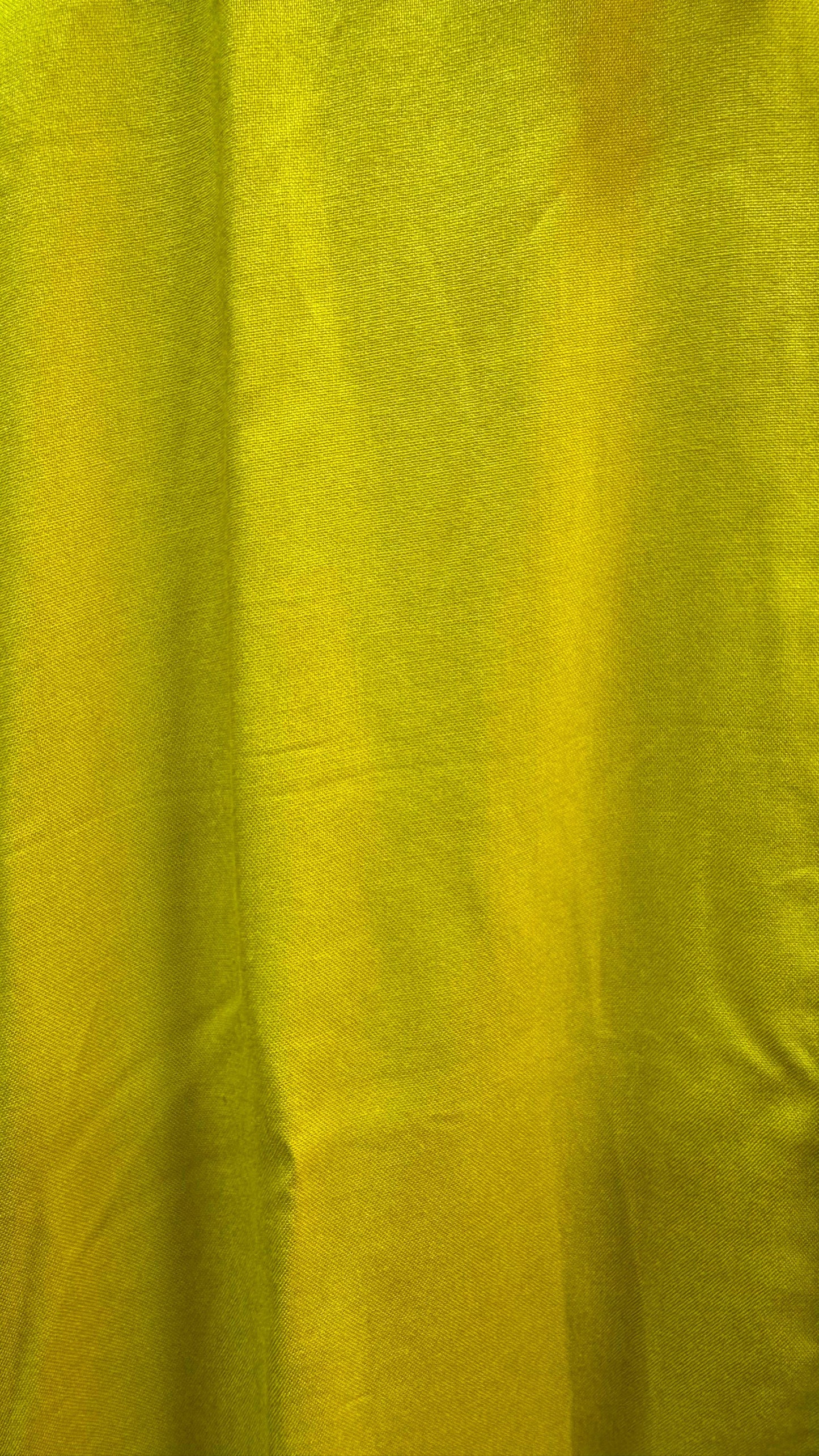 Collared Boxy Fit Solid Shirt for Women (ELECTRIC YELLOW)