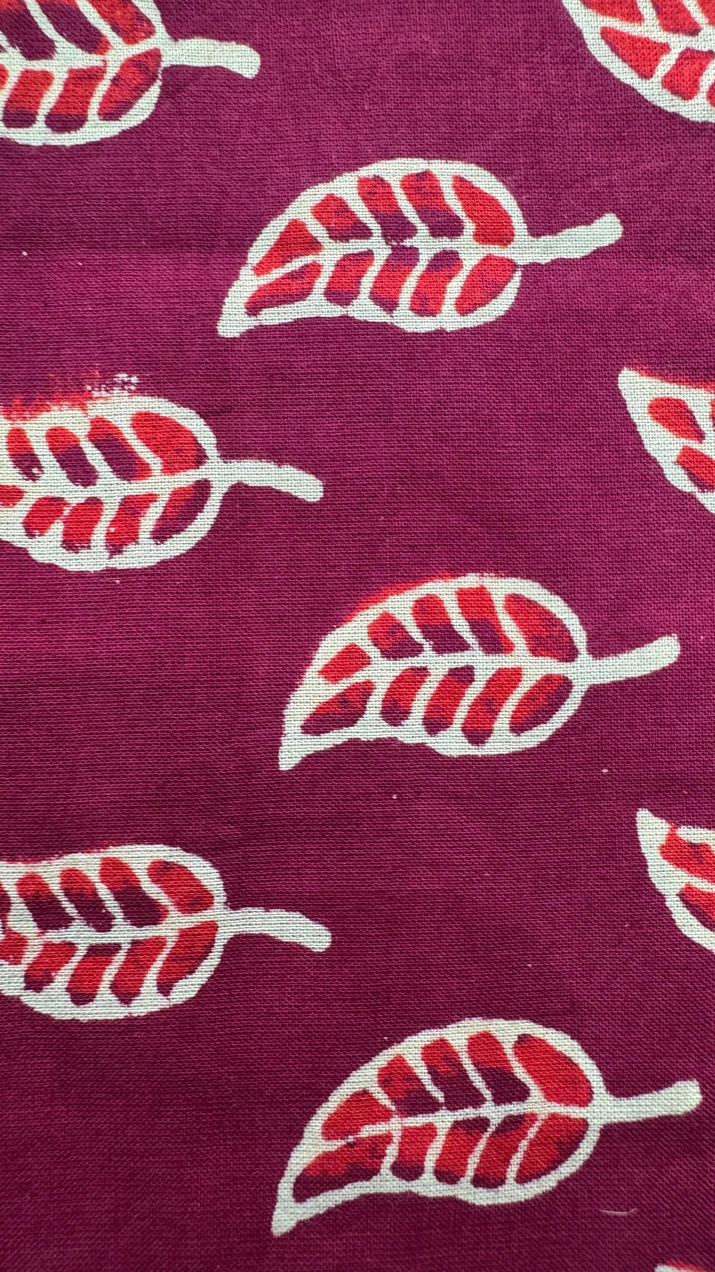 Soft Block Printed Cotton Salwar Suit with Mul Dupatta (BEET RED)