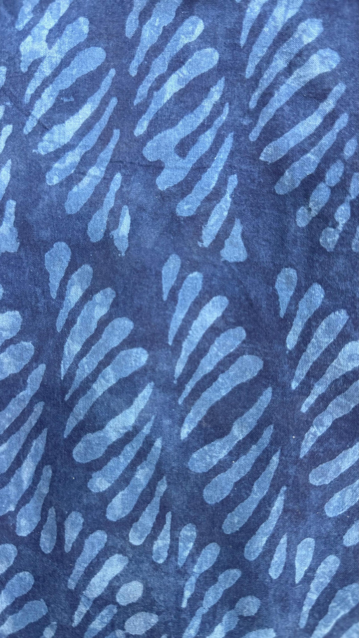 Soft Block Printed Mulmul Cotton Saree (INDIGO)