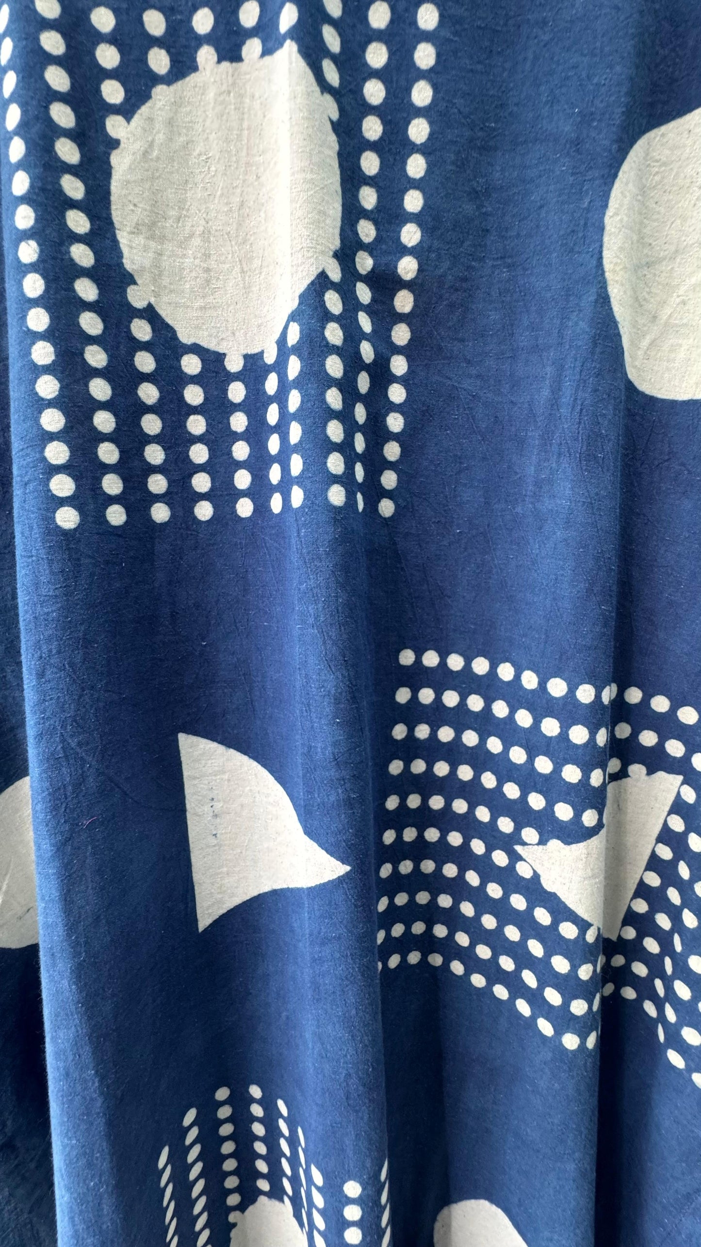Soft Cotton Printed Kurti (INDIGO)