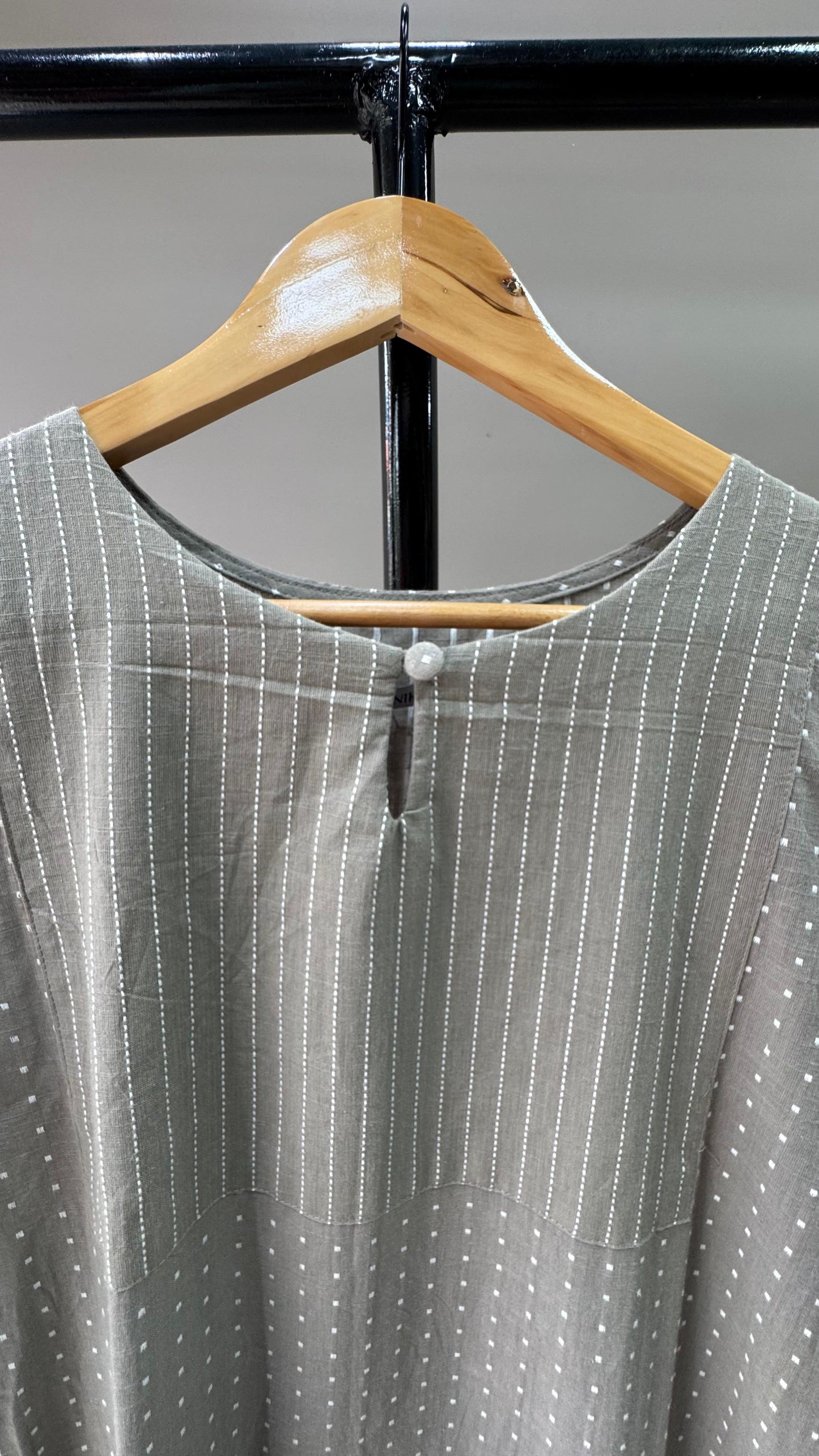 Soft Cotton Woven Kurti (GREY)