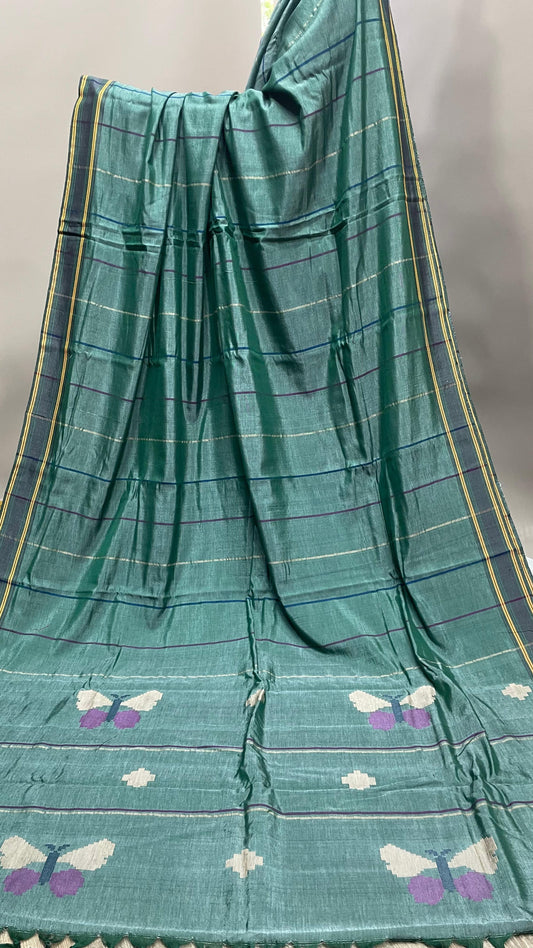 Premium Handwoven soft Silk Jamdani Saree
