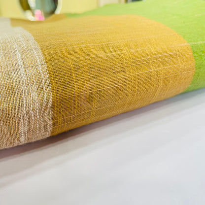 Bengal Cotton Saree (GREEN)