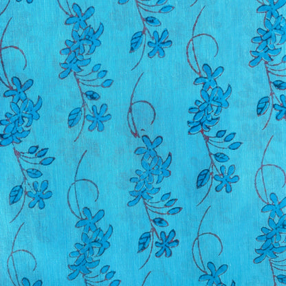 Bengal Cotton Saree (BLUE)