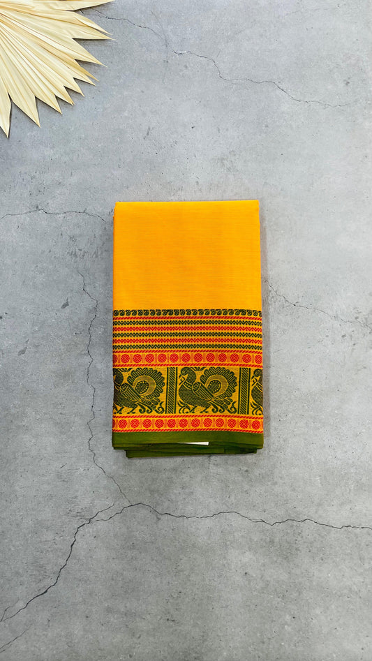 Chettinad Cotton Saree (YELLOW)