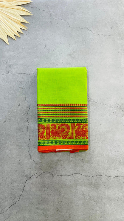 Chettinad Cotton Saree (GREEN)