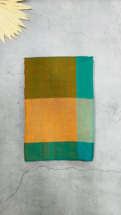 Bengal Cotton Saree (MULTI COLOUR)