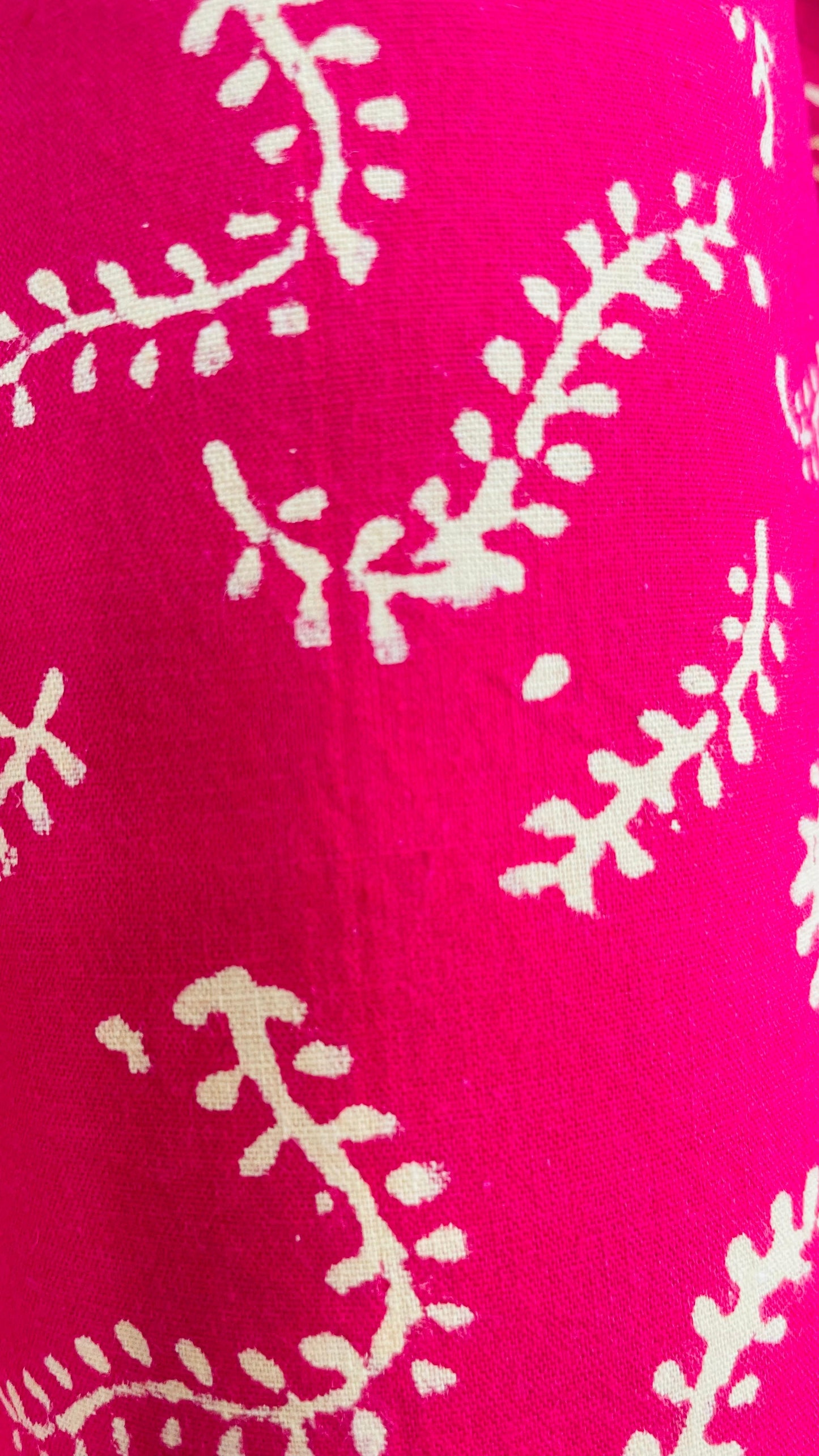 Soft Handblock Printed Cotton Salwar Suit with Mulmul Dupatta (RED)