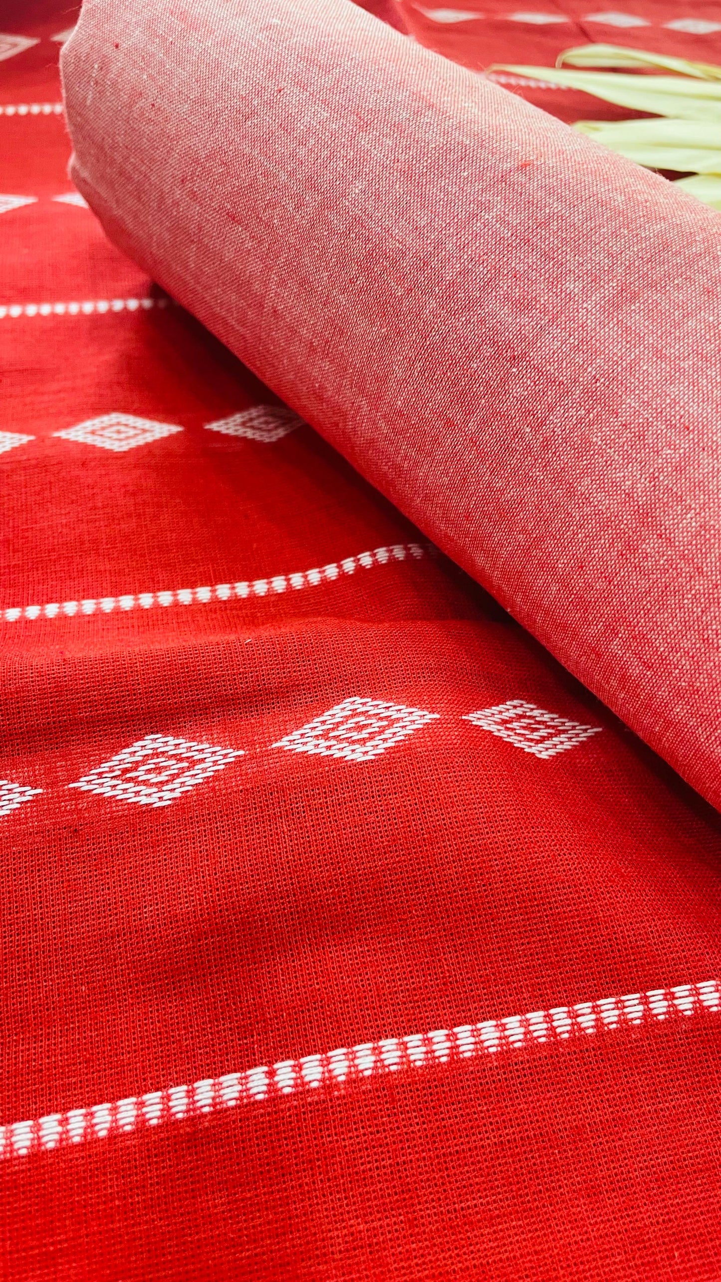 South Cotton Salwar Suit (RED)