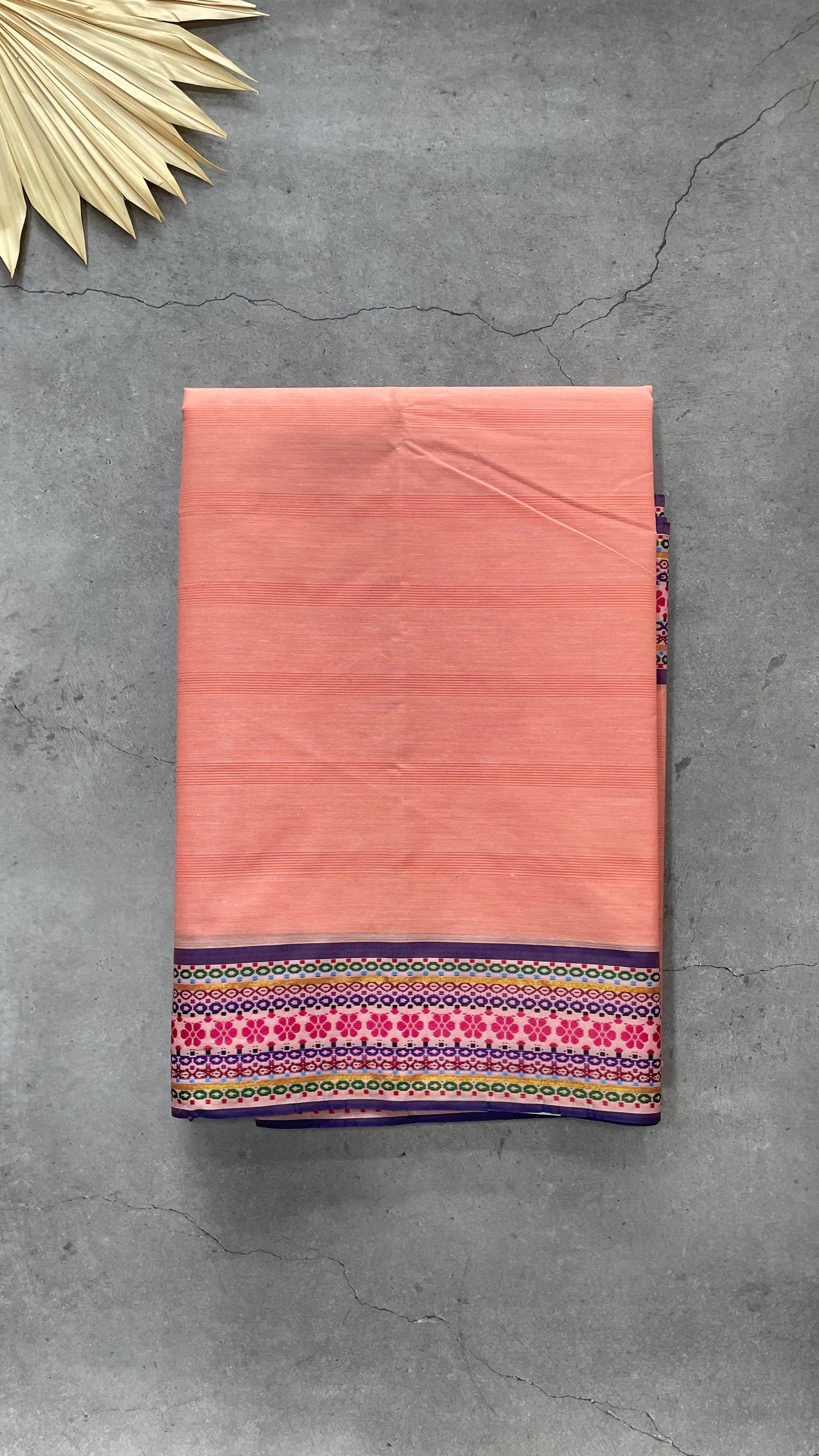 Soft Cotton Saree (PINK)