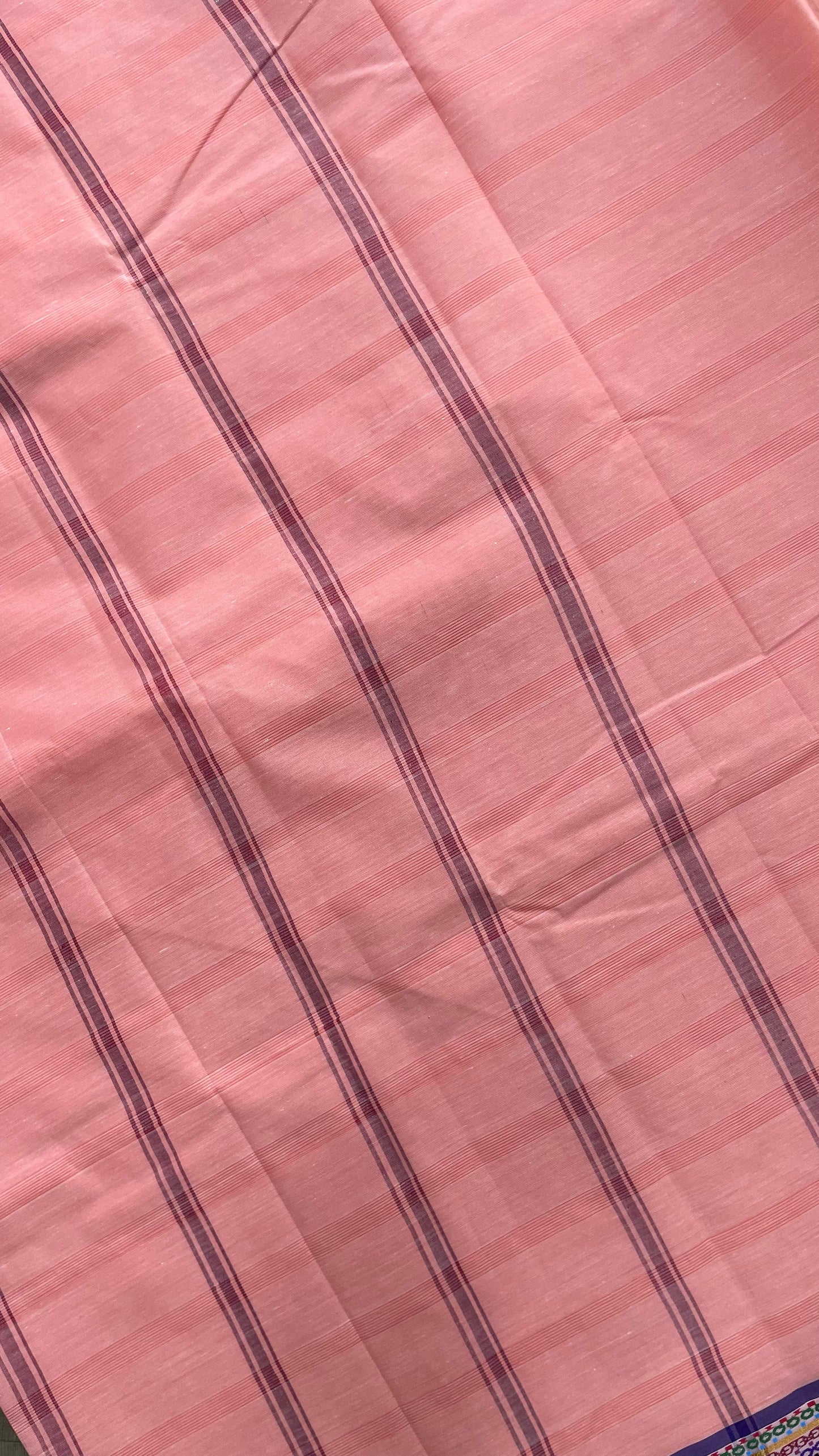 Soft Cotton Saree (PINK)