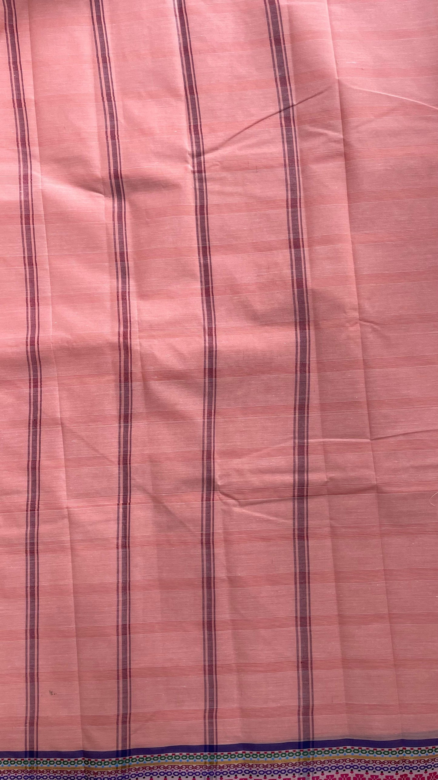 Soft Cotton Saree (PINK)