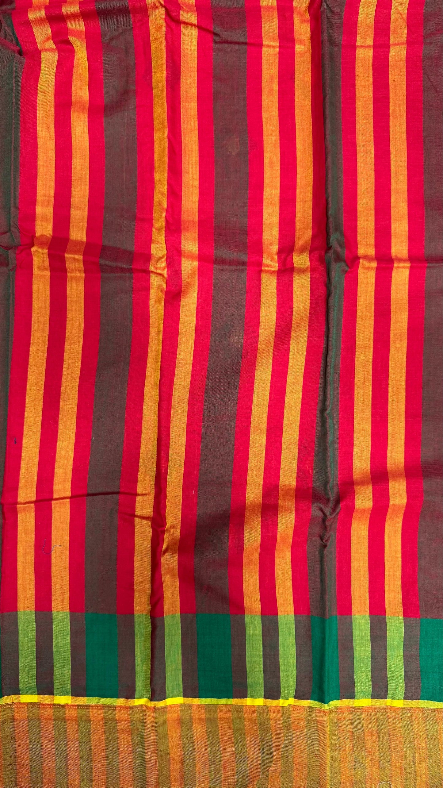 Premium Handwoven Soft Silk Jamdani Saree (DEEP RED)