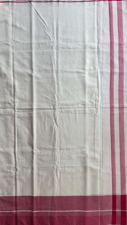 Premium Handloom Soft Cotton Saree (PINK)