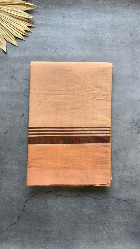 Premium Handwoven Soft Cotton Jamdani Saree (BEIGE)