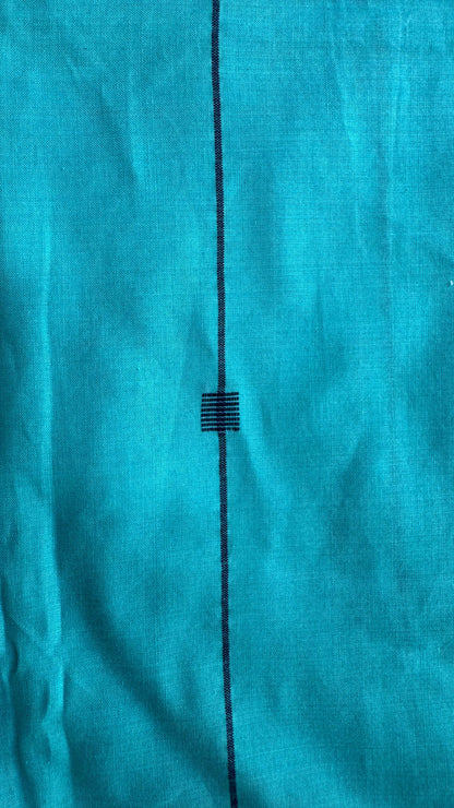 Premium Handwoven Soft Cotton Jamdani Saree (LIGHT BLUE)