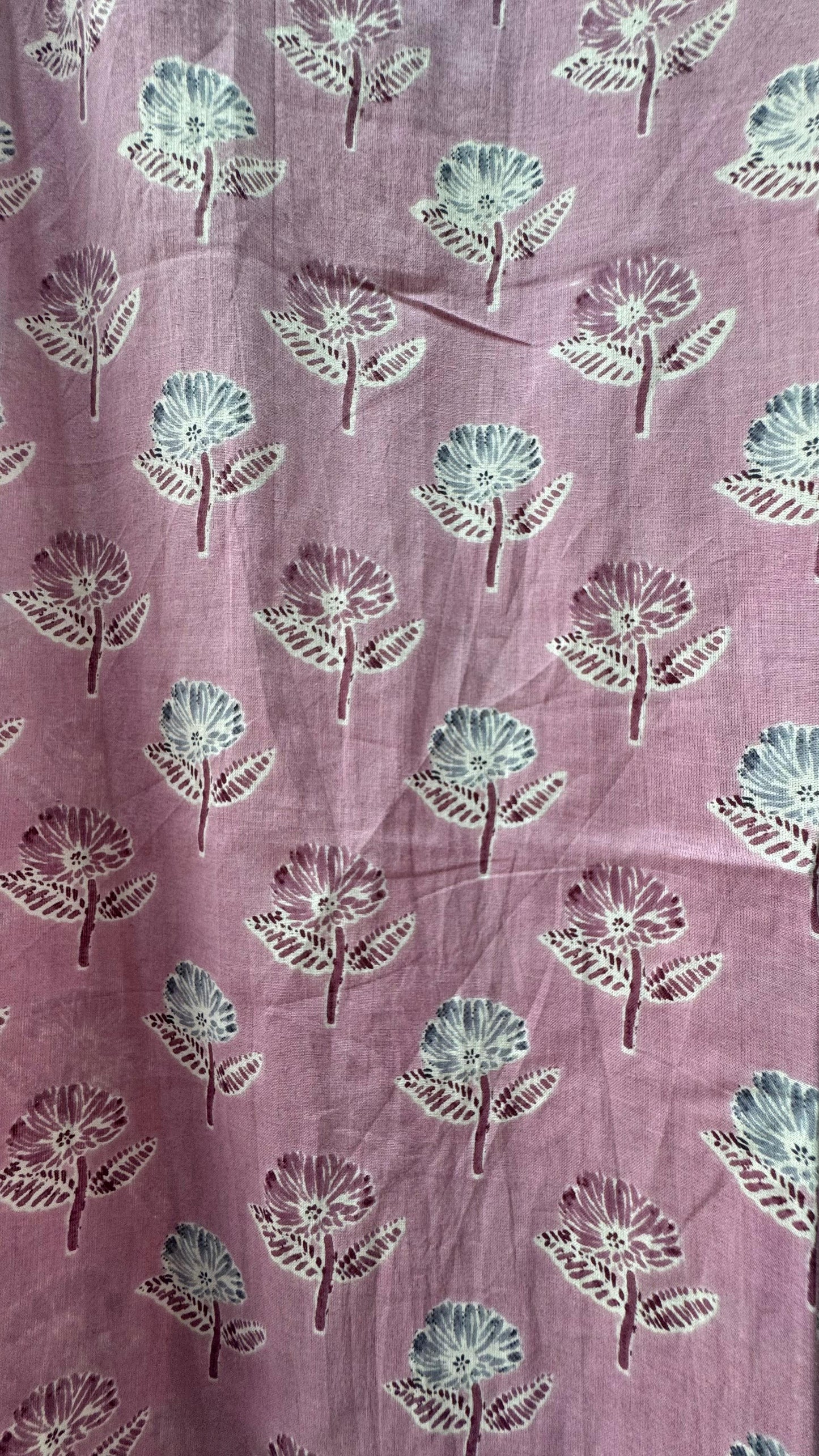Soft Cotton Floral Printed Kurti (PINK)