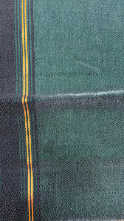 Premium Handwoven Soft Silk Jamdani Saree (DARK GREEN)