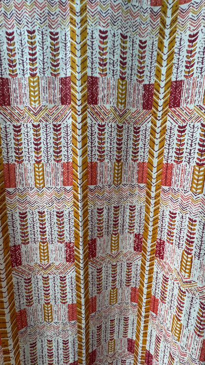 Abstract Print Mulmul Kurti (MULTICOLOUR)