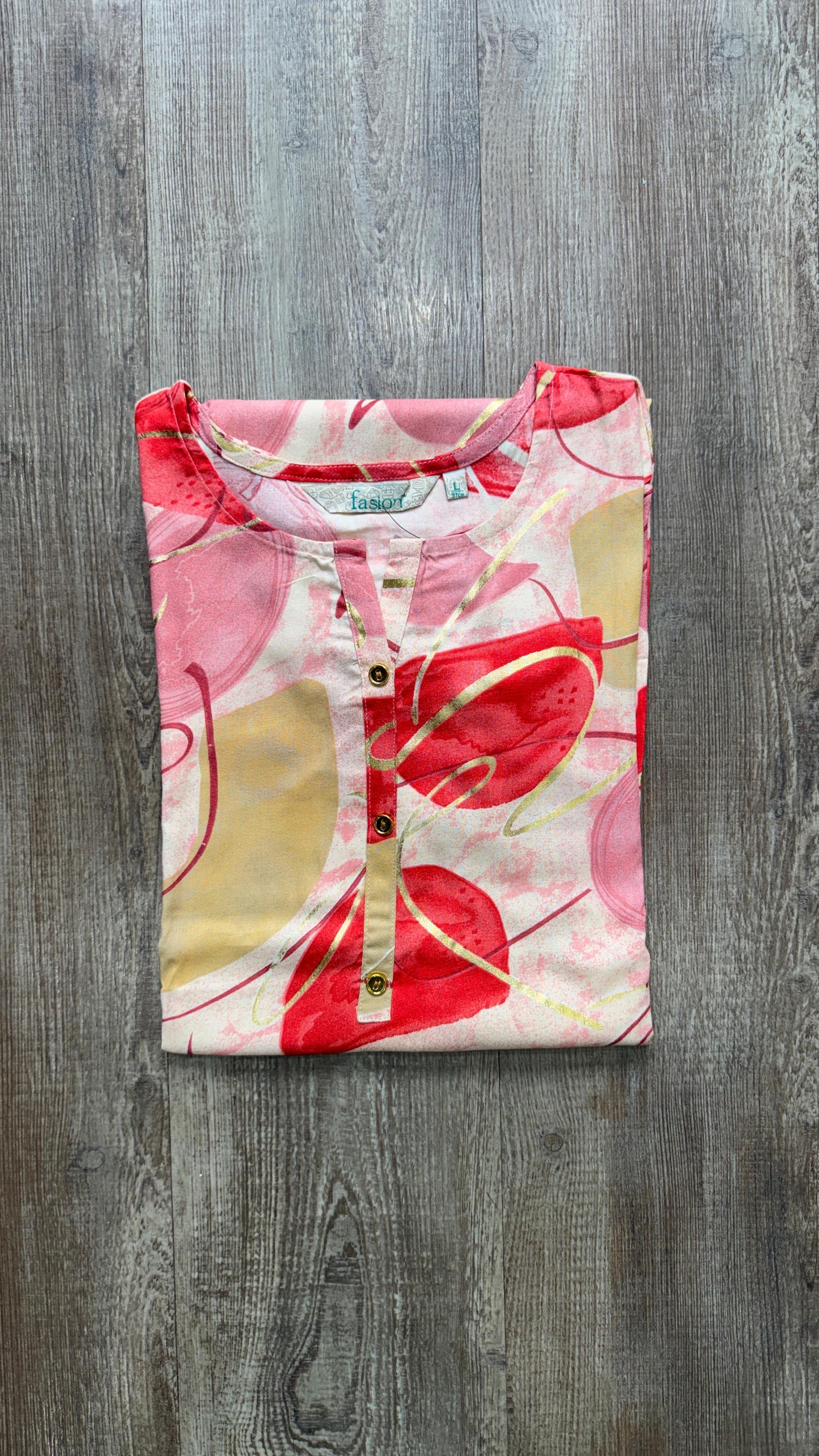 Soft Cotton Rayon Kurti (MULTICOLOUR)