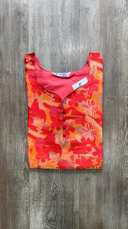 Silk Tissue Kurti (MULTICOLOUR)